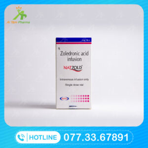 Thuốc NATZOLD 5mg/100ml (Zoledronic Acid)