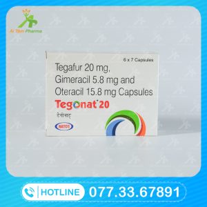 Thuốc Tegonat 20mg (Tegafur, Gimeracil & Oteracil) Mua Ở Đâu Giá Bao Nhiêu?
